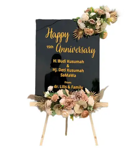 Papan Bunga Akrilik Singkep
