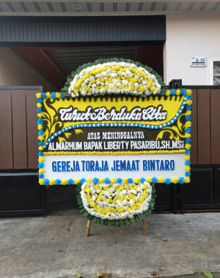 Papan Bunga Duka di Singkep